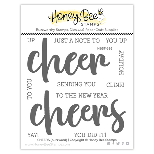 Honey Bee Cheers Buzzword Stamp Set