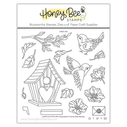 Honey Bee Love Is In The Air Stamp Set