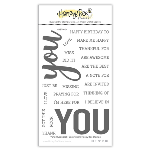 Honey Bee You Buzzword Stamp Set