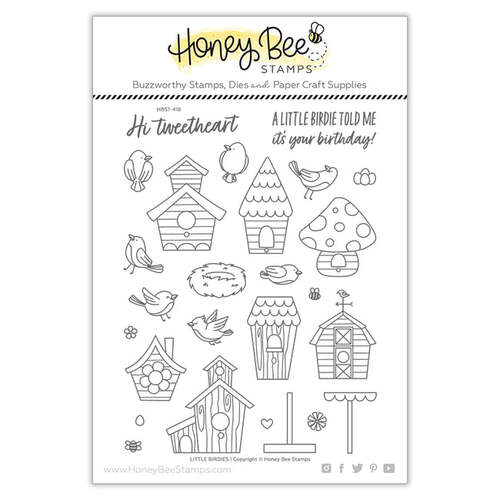 Honey Bee Little Birdies Stamp