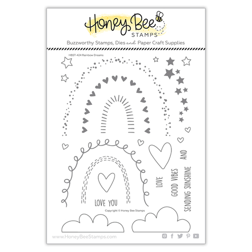Honey Bee Rainbow Dreams Stamp Set
