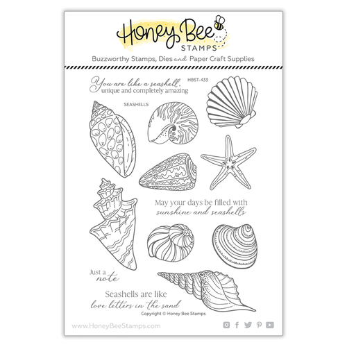 Honey Bee Seashells Stamp Set