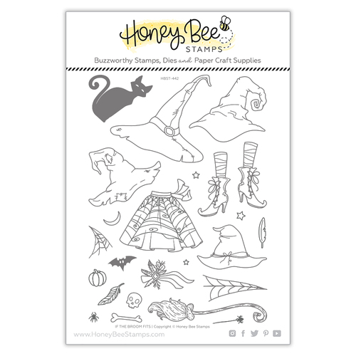 Honey Bee If The Broom Fits Stamp Set