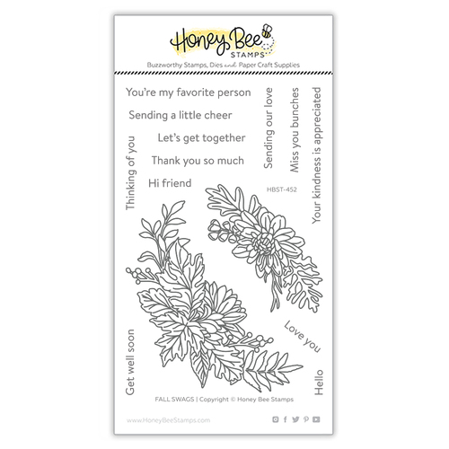 Honey Bee Fall Swags Stamp Set