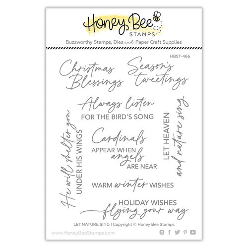 Honey Bee Let Nature Sing Stamp Set