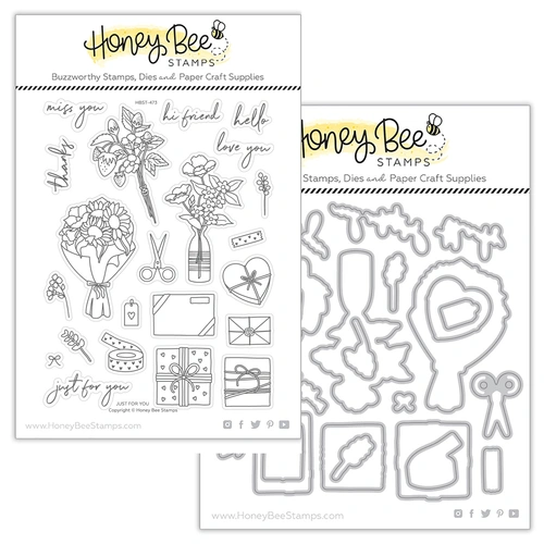 Honey Bee Just For You Stamp & Die Bundle