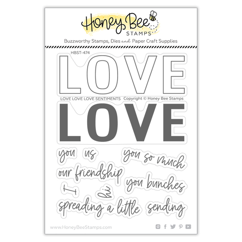 Honey Bee Love Love Love Stamp Set