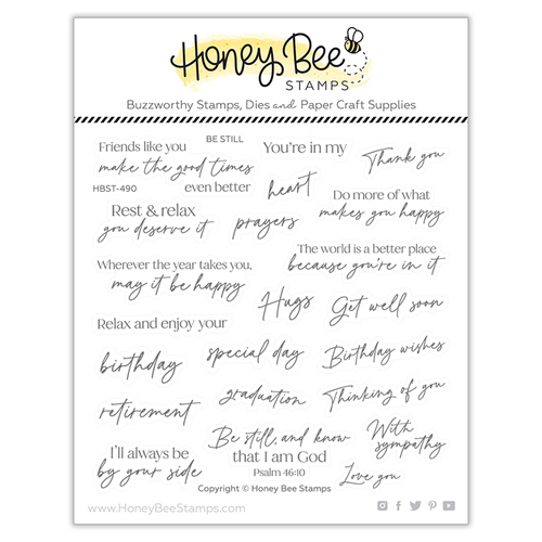 Honey Bee Be Still Stamp Set