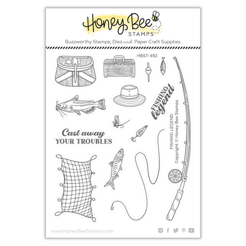 Honey Bee Fishing Legend Stamp Set