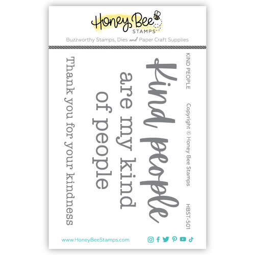Honey Bee Kind People 3x4 Stamp Set