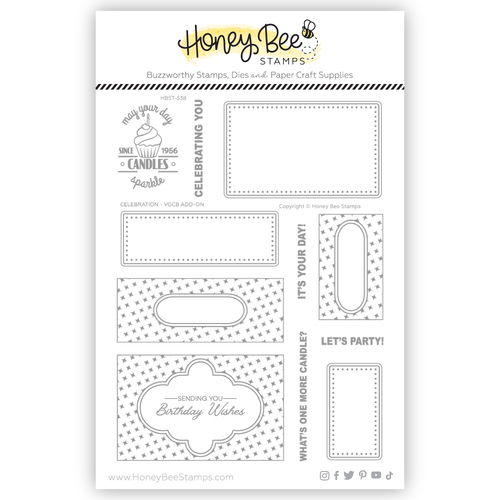 Honey Bee Celebration - VGCB Add-On 6x8 Stamp Set