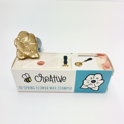 Honey Bee 3D Spring Flower - Wax Stamper