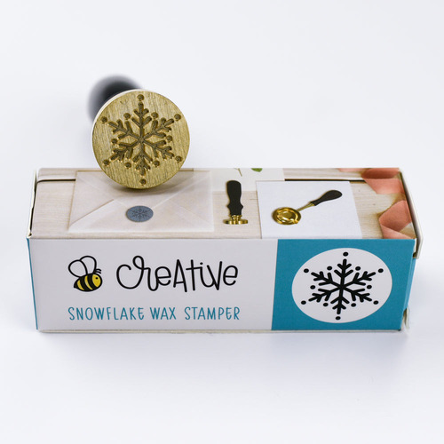 Honey Bee Snowflake Wax Stamper