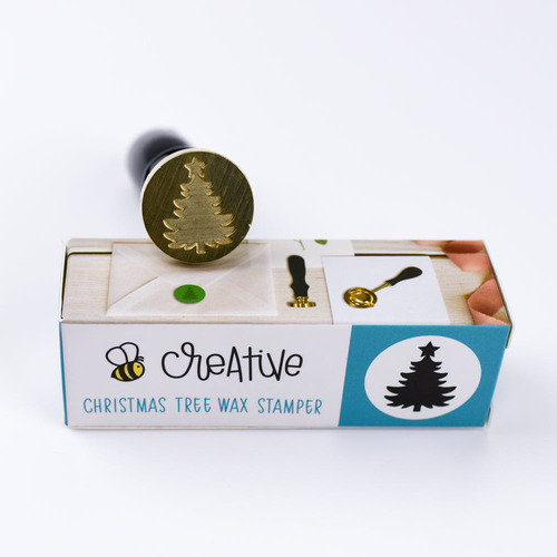 Honey Bee Christmas Tree Wax Stamper