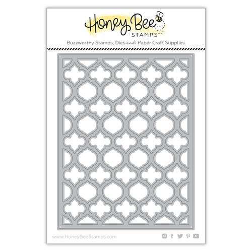 Honey Bee Quatrefoil A2 Cover Plate - Top  Honey Cuts Die