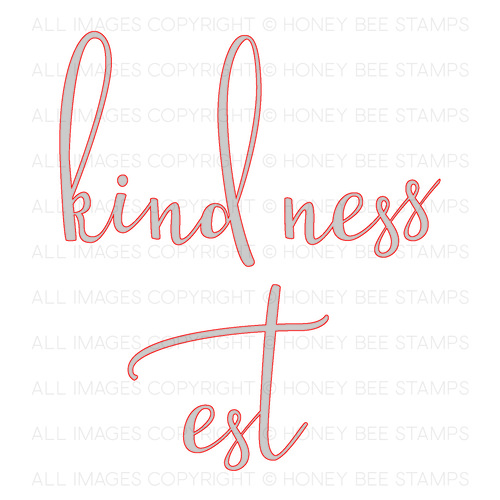 Honey Bee Kindness Honey Cuts Die