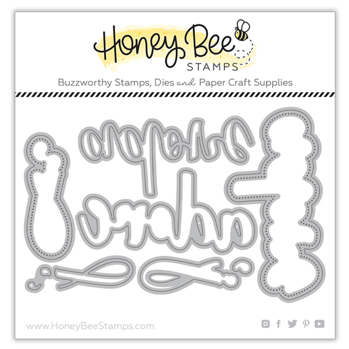Honey Bee Adore Buzzword Honey Cuts Die