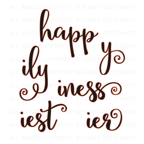 Honey Bee Happiness Honey Cuts Die