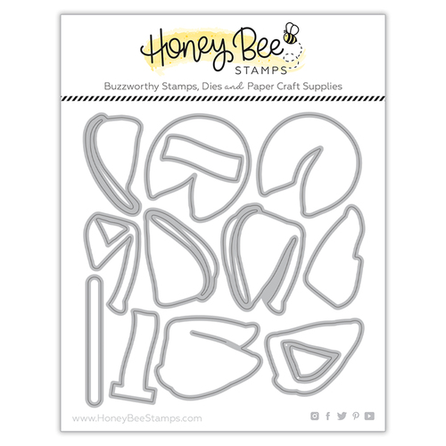 Honey Bee Fortune Cookie Slider Honey Cuts Die