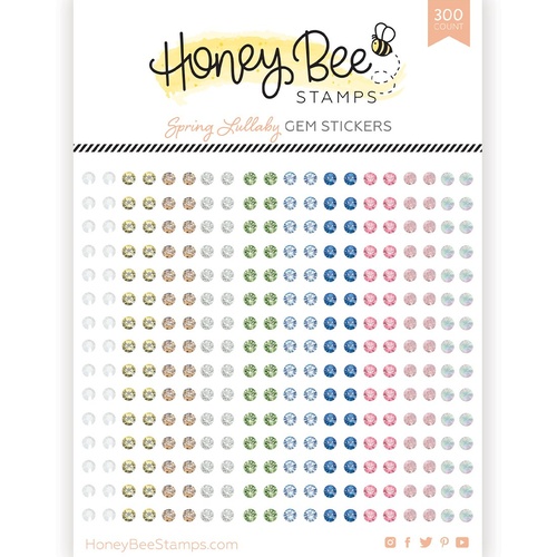 Honey Bee Gem Stickers Spring Lullaby