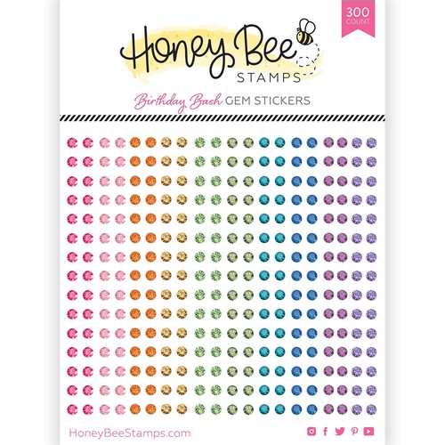 Honey Bee Gem Stickers Birthday Bash