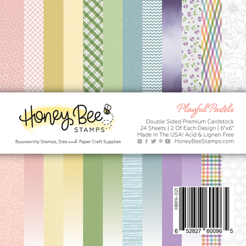 Honey Bee Playful Pastels 6" Paper Pad