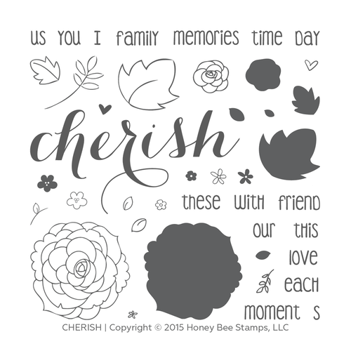 Honey Bee Cherish Stamp