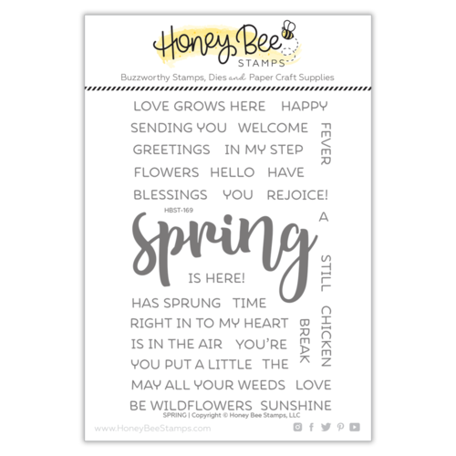 Honey Bee Spring Stamp