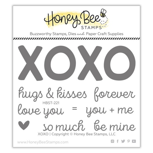 Honey Bee Stamp XOXO