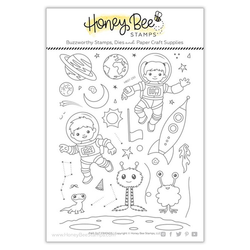 Honey Bee Stamp Far Out Friends