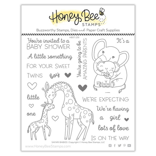 Honey Bee Stamp Safari Babies