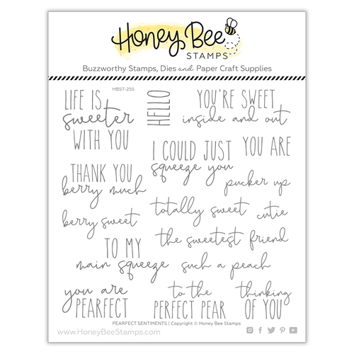 Honey Bee Stamp Pearfect Sentiments 