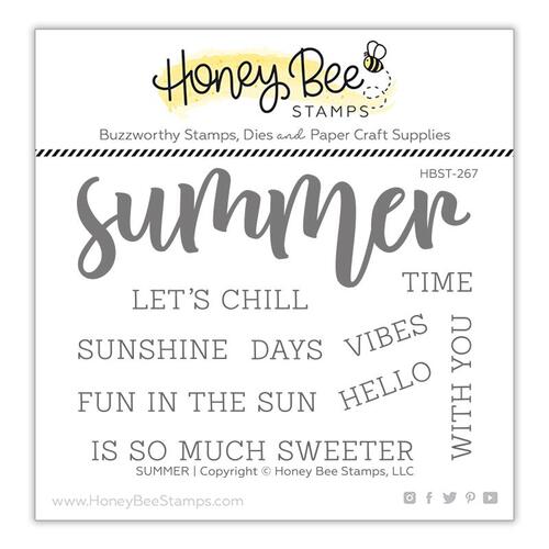 Honey Bee Summer Stamp