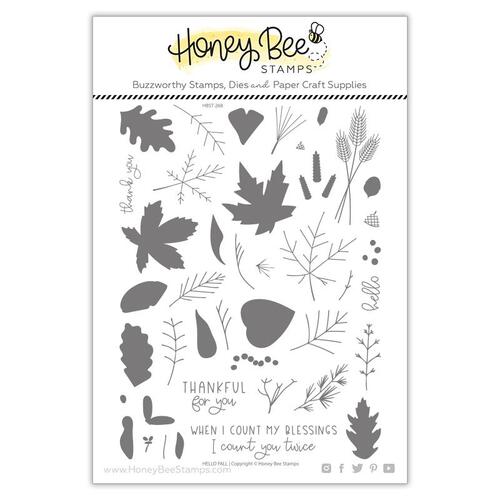 Honey Bee Hello Fall Stamp