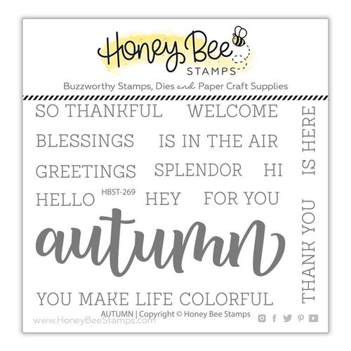 Honey Bee Autumn Stamp