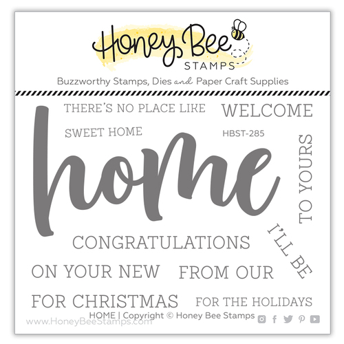 Honey Bee Home 3x4" Stamp Set