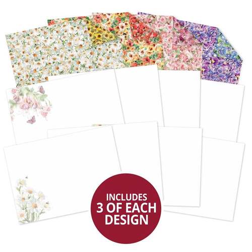 Hunkydory A Rainbow of Flowers Inserts & Papers