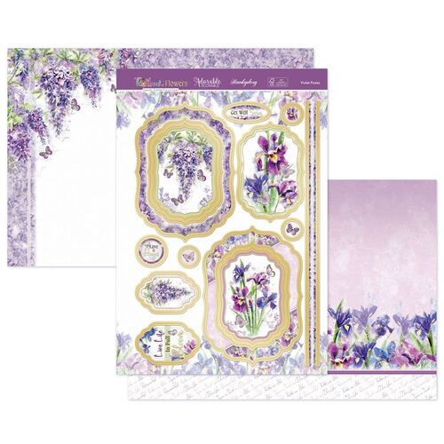 Hunkydory Violet Posies Luxury Topper Set