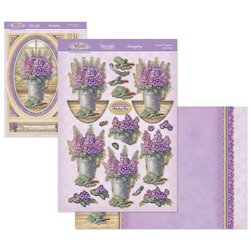 Hunkydory Floral Arrangements Deco-Large Set - Fabulous Foxgloves