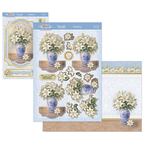 Hunkydory Floral Arrangements Deco-Large Set - Lovely Lillies