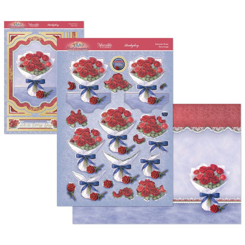 Hunkydory Floral Arrangements Deco-Large Set - Romantic Roses