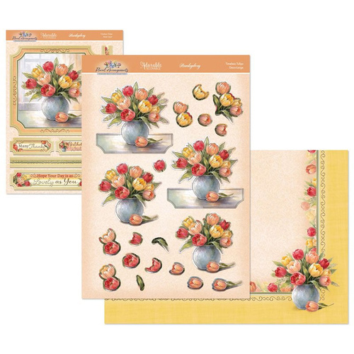 Hunkydory Floral Arrangements Deco-Large Set - Timeless Tulips