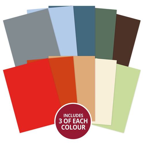 Hunkydory Little Red Robin Adorable Scorable Cardstock Selection