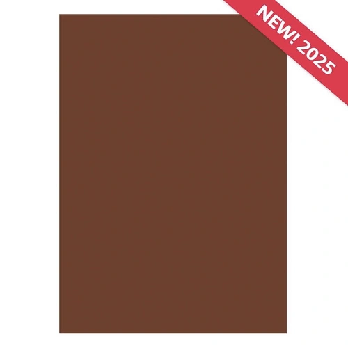 Hunkydory A4 Adorable Scorable Cardstock - Rich Brunette