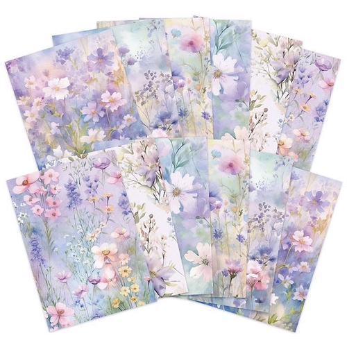 Hunkydory Adorable Scorable Designer Card Packs : Wildflowers