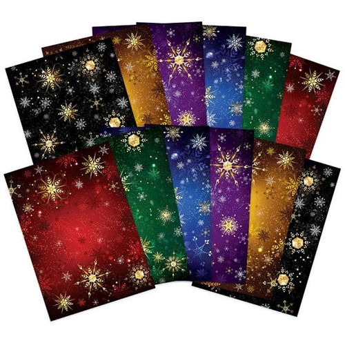 Hunkydory Adorable Scorable Designer Card Packs - Shimmering Snowflakes