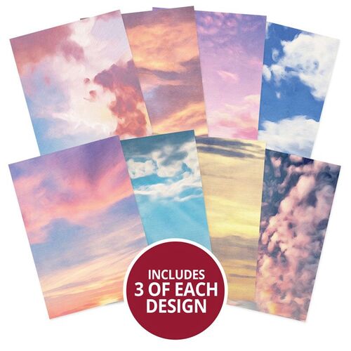 Hunkydory Painted Clouds Adorable Scorable Pattern Pack