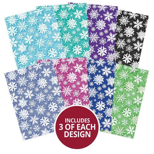 Hunkydory Paper Cut Snowflakes Adorable Scorable Pattern Pack
