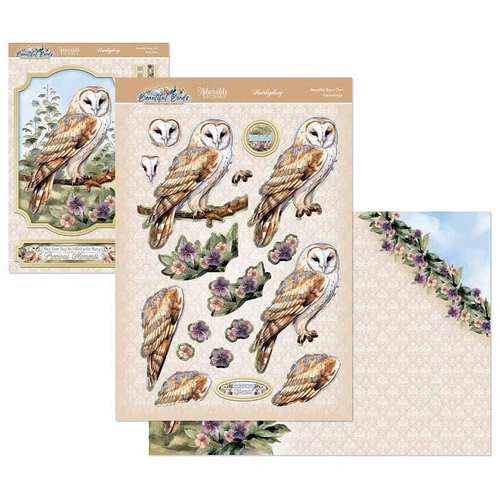 Hunkydory Beautiful Birds - Beautiful Barn Owl Deco-Large Set