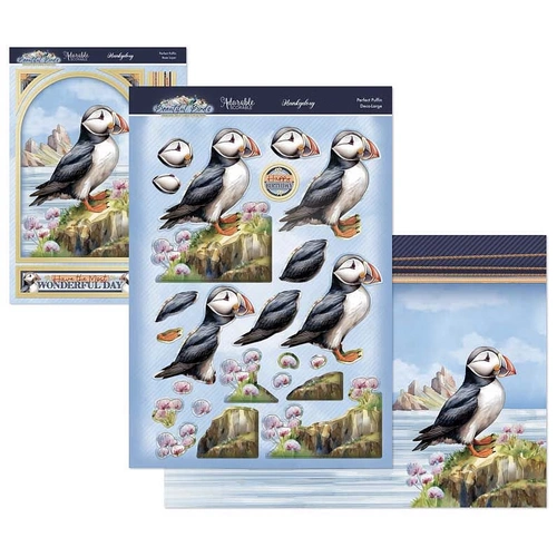 Hunkydory Beautiful Birds - Perfect Puffin Deco-Large Set